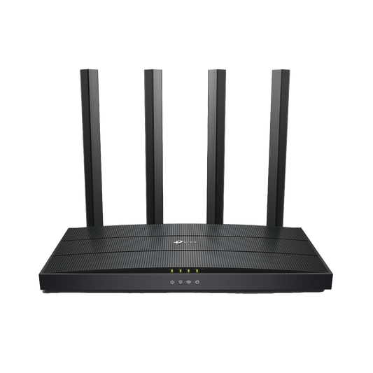 Router WiFi 6 AX 1500Mbps / MU-MIMO 2X2 y OFDMA / 1 Puerto WAN 10/100/1000 Mbps / 3 Puertos LAN 10/100/1000 Mbps / 4 Antenas / Conexión Inalámbrica OneMesh