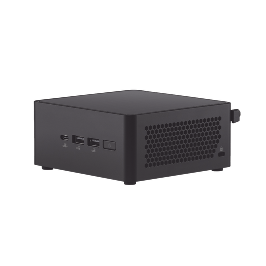 NUC / Asus / Mini PC Performance / Core i3 / 14a Generación / 1 X HDMI / 3 X USB / 1 X USB-C / WiFi 6 / Bluetooth / Memoria RAM, S.O y SSD o HDD No Incluido / Incluye Fuente