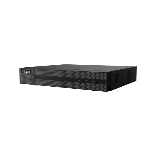 DVR 8 Canales TurboHD + 2 Canales IP / 2 Megapíxel (1080P) Lite / Acusense Lite (Evita Falsas Alarmas) / Audio por Coaxitron / 1 Bahía de Disco Duro / H.265+ / 1 Canal de Audio / Salida de Vídeo Full HD