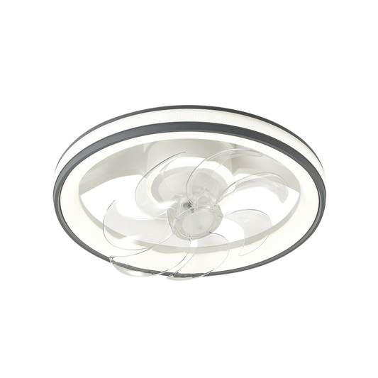 Ventilador de Techo con Luminario LED de  110 V CA 50/60 Hz /  88 W /4500 Lm / 6500 - 4 000 - 2 700 K /3 Tonos de Luz / 500 mm / 6 Velocidades / Dimeable.