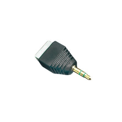 Adaptador para audio y video de 3.5 mm con terminal atornillable