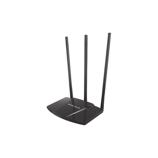 Router N de alta potencia 300 Mbps / 1 Puerto WAN 10/100 / 3 Puertos LAN 10/100 / Chip PA (potencia transmisión 2x) / 3 Antenas de 7 dBi