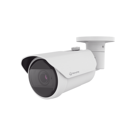 Cámara IP Tipo Bala Antivandálica 5 Megapíxel / Lente Varifocal 3.2 - 10mm / IR 30M / WDR 120db / IP66 / H.265 & WiseStream / Inteligencia Artificial Deteccion de Personas y vehiculos