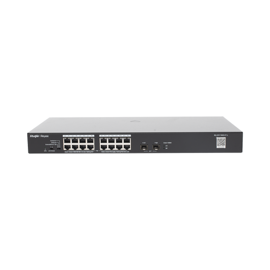 Switch PoE+ No Administrable con 18Puertos Gigabit y 2 Uplinks Gigabit