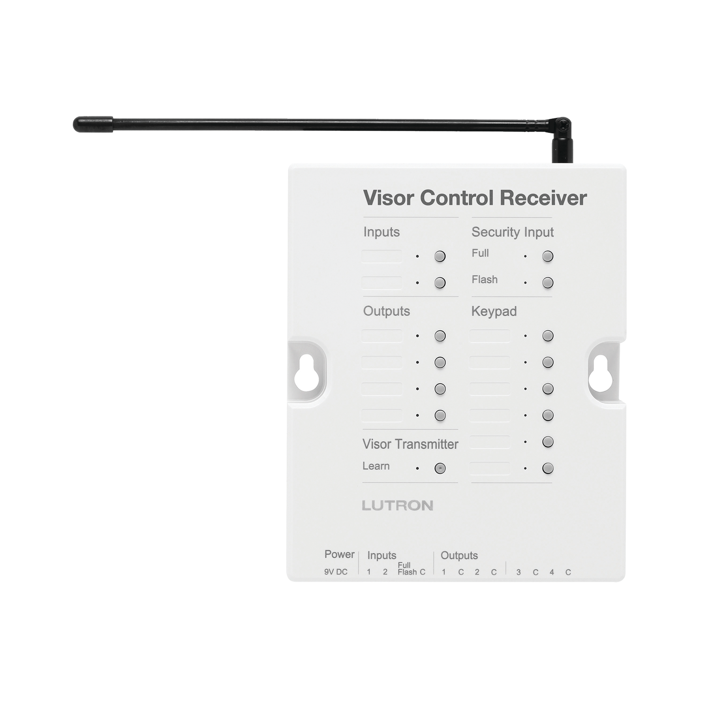 (RadoiRA2) Receptor de control para puertas de garage, regulador de iluminación. 120V, 4 salidas de relay y 2 entradas. Complementar con RRMAIN de RadioRa2 Lutron.