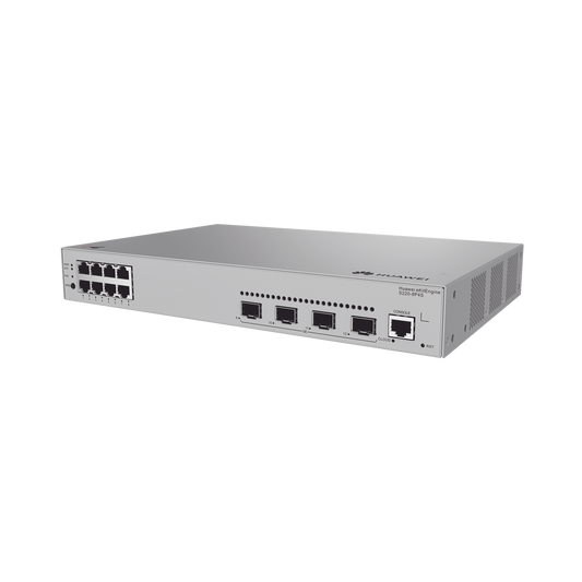 Switch de Acceso Gigabit Administrable PoE Capa 2 / 8 puertos 10/100/1000 Mbps (PoE) / 2 Puertos 1GE SFP Uplink / ERPS / IMGP Snooping / DHCP Snooping / PoE Perpetuo / 125W / Administración Nube Gratis