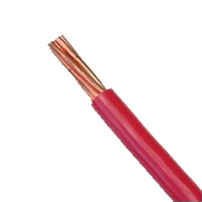 Cable Eléctrico 10 awg  color rojo,Conductor de cobre suave cableado. Aislamiento de PVC, auto extinguible. BOBINA 100 MTS