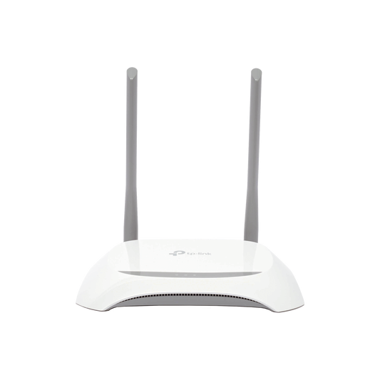 Router Inalámbrico WISP, 2.4 GHz, 300 Mbps, 2 antenas externas omnidireccional 5 dBi, 4 Puertos LAN 10/100 Mbps, 1 Puerto WAN 10/100 Mbps, control de ancho de banda