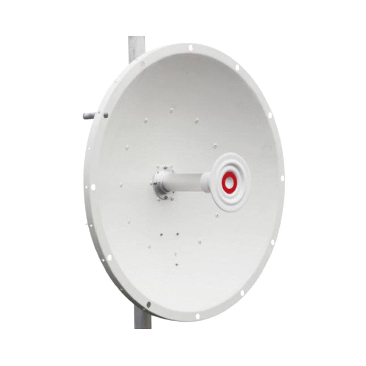 Antena direccional de 2ft, 5.9 a 7.1 GHz, Ganancia 30 dBi, Conectores RP-SMA Hembra, Polarización doble, incluye montaje para torre o mástil