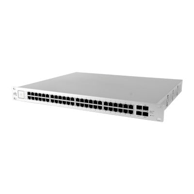 UniFi Switch PoE+/ Pasivo 24V, Administrable de 48 puertos 10/100/1000 Mbps, 2 puertos SFP Gigabit , 2 puertos SFP+ 10 G, 500W