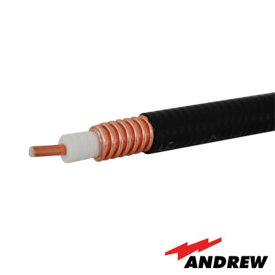 Cable coaxial HELIAX Superflexible de 1/2", cobre corrugado, blindado, 50 Ohms